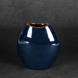 Wazon EUROFIRANY Amora 1 14 x 7 x 16 cm Granatowy