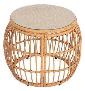 Okrągły stolik ogrodowy ze sztucznego rattanu ø 55,5 cm Vistdal – Bonami Essentials