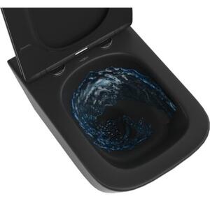 Mexen Teo miska wc Rimless Tornado, czarna mat - 3385XX85T