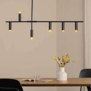 Lampa wisząca Trevo 6 ALDEX, możliwość ściemniania, czarny, salon / jadalnia, metal, nowoczesny