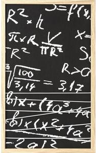 Obraz EUROFIRANY Math (1) 33 x 55 cm Czarny