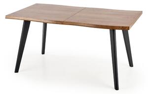 Stół rozkładany Sanvi 150-210x90 cm - naturalny / czarny