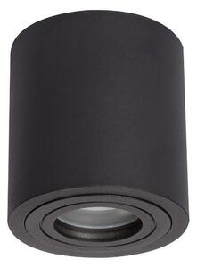 Czarna lampa sufitowa tuba downlight Faro XL - IP65