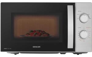 Kuchenka mikrofalowa SENCOR SMW 2120SS 700W średnica 25.5 cm pojemność 20L Srebrno-czarny