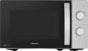 Kuchenka mikrofalowa SENCOR SMW 2120SS 700W średnica 25.5 cm pojemność 20L Srebrno-czarny