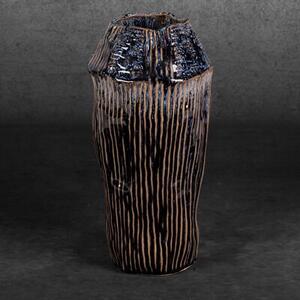 Wazon EUROFIRANY Alda 16 x 32 cm Granatowy