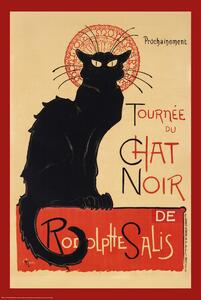 Plakat, Obraz Czarny Kot, Théophile Steinlen