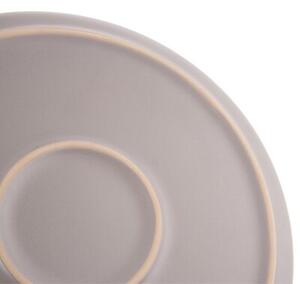 Talerz obiadowy płytki ceramiczny szary SKANDI 26,5 cm