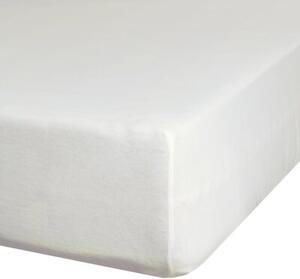 Prześcieradło EUROFIRANY Jersey D91 z gumką 240 x 220 cm Biały