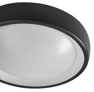 Lindby - Niniel Round LED Lampa Sufitowa Ogrodowa Black/White Lindby