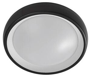 Lindby - Niniel Round LED Lampa Sufitowa Ogrodowa Black/White Lindby