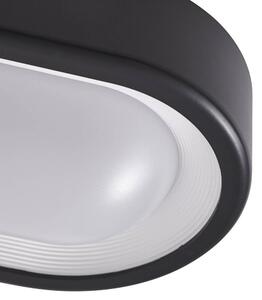 Lindby - Niniel Oval LED Lampa Sufitowa Ogrodowa Black/White Lindby