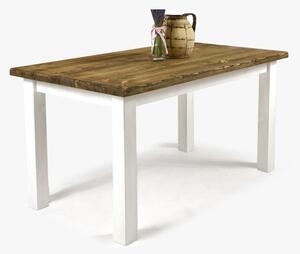 Stół do jadalni Provence 160 x 80 cm z litego drewna