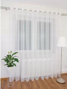 Firana gotowa z woalu na przelotkach 400x250cm