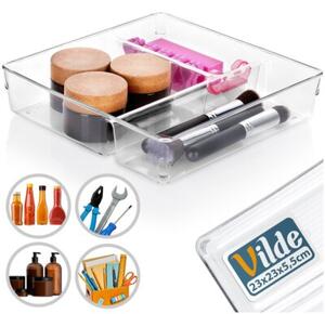 Organizer do szuflady z przegródkami 23x23x5,5 cm