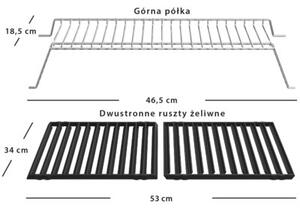 Grill ogrodowy gazowy BROIL KING Gem 310 Shadow 6,9 kW 53 x 34 cm