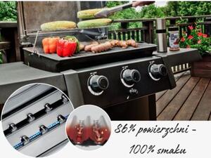 Grill ogrodowy gazowy BROIL KING Gem 310 Shadow 6,9 kW 53 x 34 cm