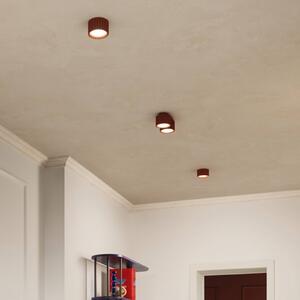 Lampa sufitowa RIBLA SOLLUX LIGHTING, możliwość ściemniania, brązowy / rdzawy, salon / jadalnia, aluminium