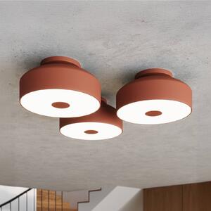 Lampa sufitowa CLARO SOLLUX LIGHTING, możliwość ściemniania, brązowy / rdzawy, salon / jadalnia, metal