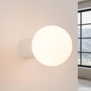 Kinkiet ORBI SOLLUX LIGHTING, możliwość ściemniania, kremowy / amber, łazienka, aluminium