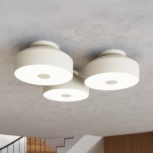 Lampa sufitowa CLARO SOLLUX LIGHTING, możliwość ściemniania, kremowy / amber, salon / jadalnia, metal