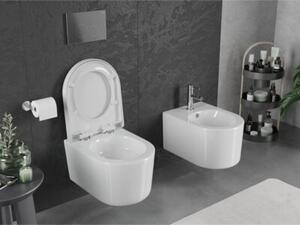 Mexen Sofia miska wc Rimless Tornado z deską wolnoopadającą twarda, duroplast, biała połysk - 30540200T