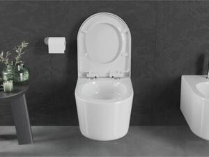 Mexen Sofia miska wc Rimless Tornado z deską wolnoopadającą twarda, duroplast, biała połysk - 30540200T