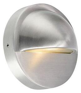 Srebrny kinkiet zewnętrzny Garden 24 - LED, IP44