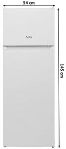 Lodówka AMICA FD2355.4(E) 145cm Biała