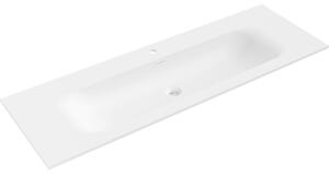 Mexen Vela umywalka wpuszczana w blat 141 x 46,5 cm, biała mat - 25231401