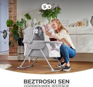 Łóżeczko KINDERKRAFT Lovi Szary