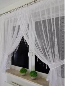 Firana siateczkowa z koralikami 300x150 cm