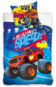 Pościel dla dzieci Blaze i Mega Maszyny Lightning Speed, 140 x 200, 70 x 90 cm
