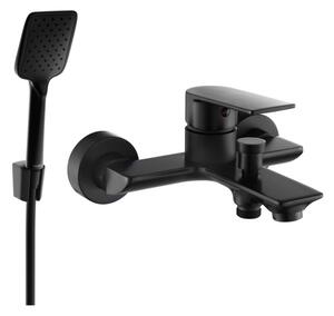 Mexen Alexa R62 bateria wannowa z zestawem prysznicowym, czarna - 7123R62-70