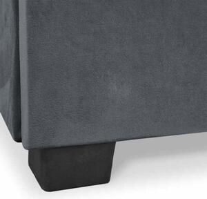 Sofa Kanapa RozkÅadana z FunkcjÄ Spania Wersalka Dwuosobowa Szara PIANO
