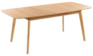 Stół do jadalni rozkładany blat 150/190x90 cm w kolorze jasnego drewna Madox Beliani