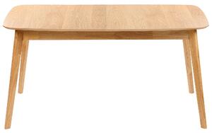 Stół do jadalni rozkładany blat 150/190x90 cm w kolorze jasnego drewna Madox Beliani