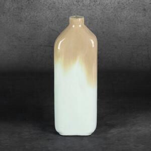 Wazon EUROFIRANY Bali 11 x 7 x 32 cm Beżowy