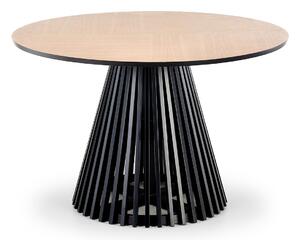 Okrągły nowoczesny stół na czarnej podstawie - Uvox