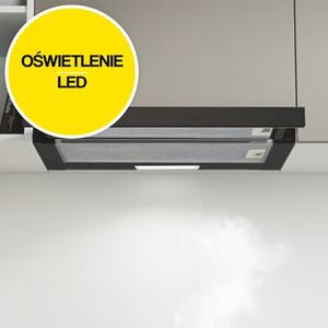 Okap CANDY CBT625/2B/1 Czarny 332.1m3/h 64dB klasa B