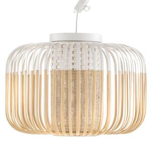 Lampa Sufitowa Forestier, Bamboo Light S, ściemnialny, biały, salon, bambus, design