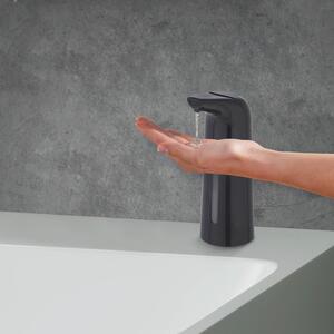 Czarny automatyczny plastikowy dozownik mydła 0,4 l Larino – Wenko