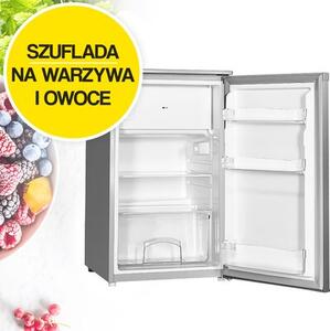Lodówka MPM 112-CJ-16/AA 84cm Srebrna