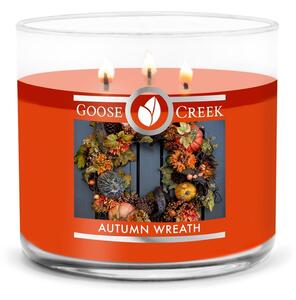 Świeca zapachowa Goose Creek Autumn Wreath, czas palenia 35 h