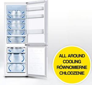 Lodówka SAMSUNG RB33B610EWW EF No Frost 185.3cm Biała