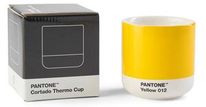 Żółty ceramiczny kubek 175 ml Cortado Yellow 012 – Pantone