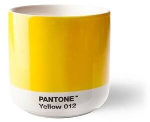 Żółta porcelanowa filiżanka do cappuccino 175 ml Yellow 012 – Pantone