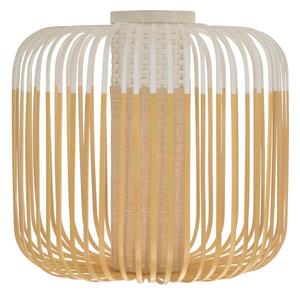 Lampa Sufitowa Forestier, Bamboo, ściemnialny, biały, salon, bambus, design