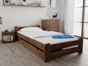 Łóżko Emily 120 x 200 cm, dąb Stelaż: Ze stelażem listwowym elastycznym, Materac: Bez materaca