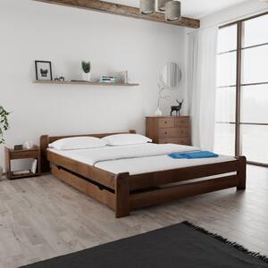 Łóżko Emily 140 x 200 cm, dąb Stelaż: Ze stelażem listwowym elastycznym, Materac: Bez materaca